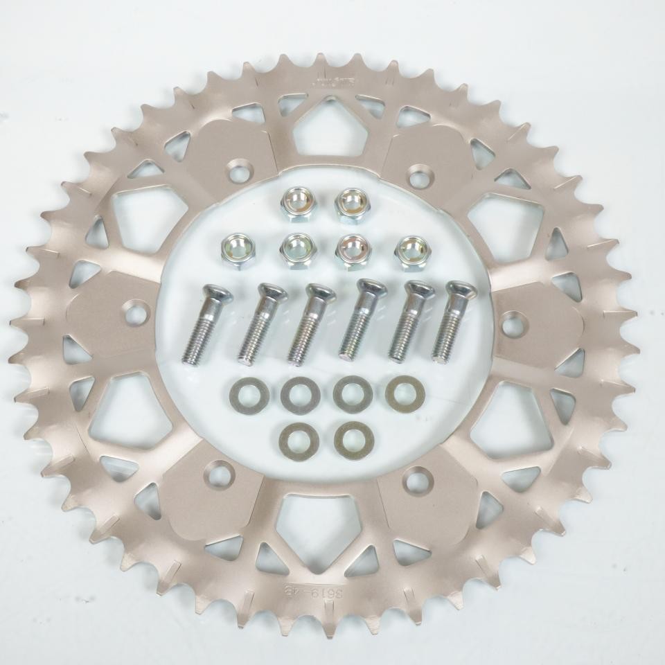 Couronne Sunstar 48 dents pour moto Kawasaki KDX 220 de 1997 à 2004