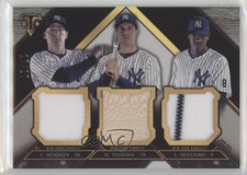 2016 Triple Threads Relic Combos Silver 17/27 Mark Teixeira Chase Headley a2v