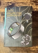 LivUp Smart Ring Health Tracker Black Size 10 Fitness Sleep Brand New