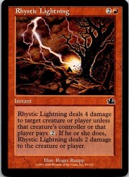 Rhystic Lightning - Prophecy #99 Common Instant