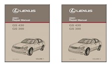 2001 Lexus GS 430, GS 300 Factory Shop Servic...