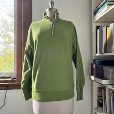 Champion Zip Neck Sweater Woman Size m