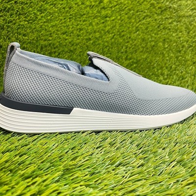 Wolf & Shepherd Swiftknit Womens Size 8 Gray White Casual Slip-On Loafer Shoes