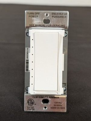 Crestron CLW-DIMUEX-P-W-S Cameo  In-Wall Universal Phase Dimmer 120 VAC - White