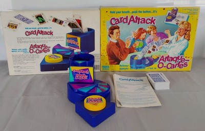 Vintage Card Attack Game #02 - UNO Type Card Game - 1991 Parker Brothers - Rare!