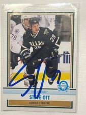 Dallas Stars STEVE OTT Signed Card