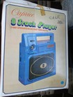 Vintage Portable 8 Track Player By Caprice Blue Model Sh-T765 Made in Hong Kong