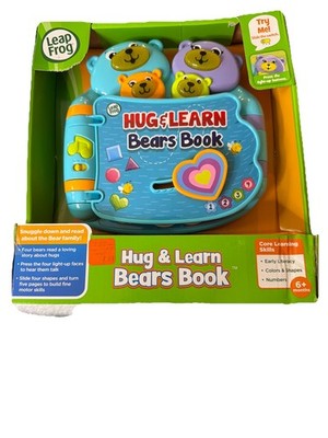 Leap Frog Hug & Learn Bears BOOK Electronic Activity Book NIB New 6 Months +