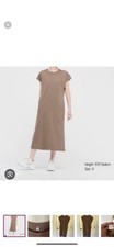 Uniqlo Women’s Smooth 100% Cotton French Sleeve Long Dress