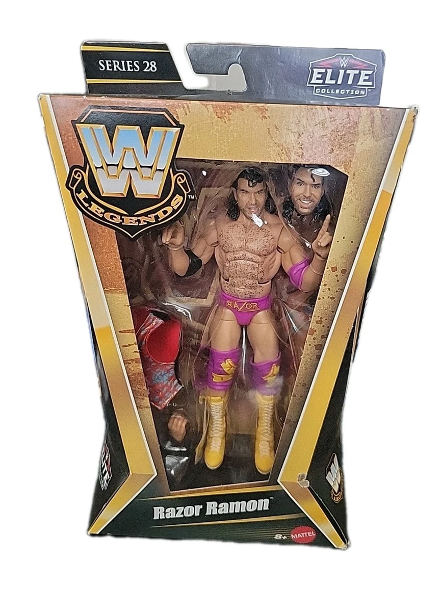 WWE Ultimate Edition 6-in Razor Ramon Collectible Action Figure with Accessories and Multiple Pose Options