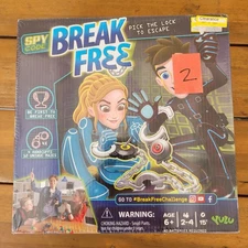 Break Free Spy Code  Board Game By Yulu Age 6+ New Sealed #YL039 Family Friends