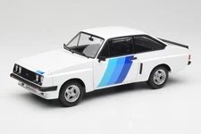 MCG18351 Ford Escort MK2 RS 2000 X-Pack Diamond White & Blue Decor MCG 1/18