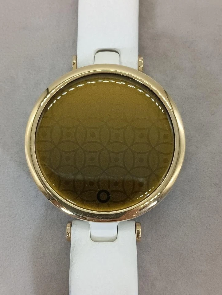 GARMIN Lily Classic White Leather Cream Gold w/Box - Image 3 of 4