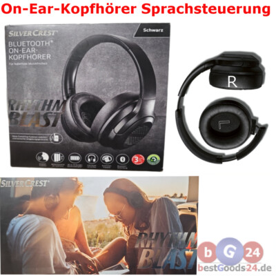 Kopfhörer RYTHM BLAST On Ear Bluetooth Headset mit Sprachsteuerung - Bass