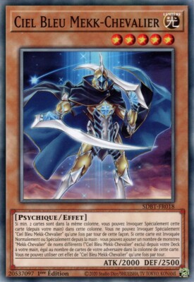 Yu Gi Oh! Blauer Himmel Mekk-Chevalier SDBT-FR018 Kommune auf Französisch