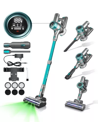 E.LUO Handheld Cordless Vacuum Cleaner, Powerful Pet Hair, Lightweight Cleaner