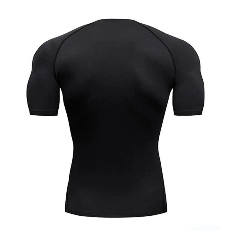 Men's Top Quick Dry Breathable Gym Fitness Workout T-Shirt Beach Summer Gift - Image 2 of 4