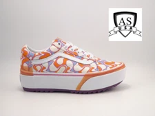 Vans Old Skool Stacked Sneaker UV Ink Peace Purple Men's Size 10  VN0A4U154RP