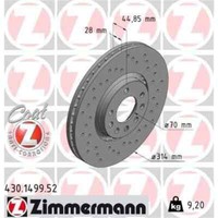 2X Zimmermann Sport Z Bremsscheibe 430.1499.52