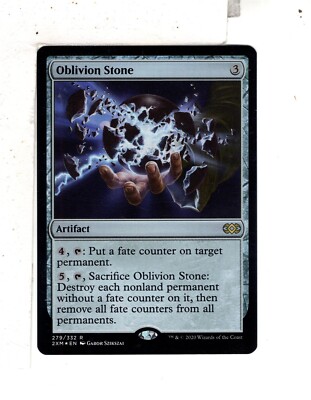 MTG SkeenAB Oblivion Stone FOIL from Double Masters. NM.