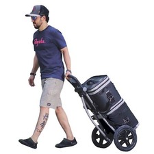 Trolley spesa bici trolley rimorchio bici con borse frigo 20+30 litri
