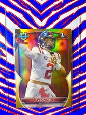2022 Bowman Chrome University Football Card – 1952 Bowman Refractor #52BF-13 Jaxson Dart