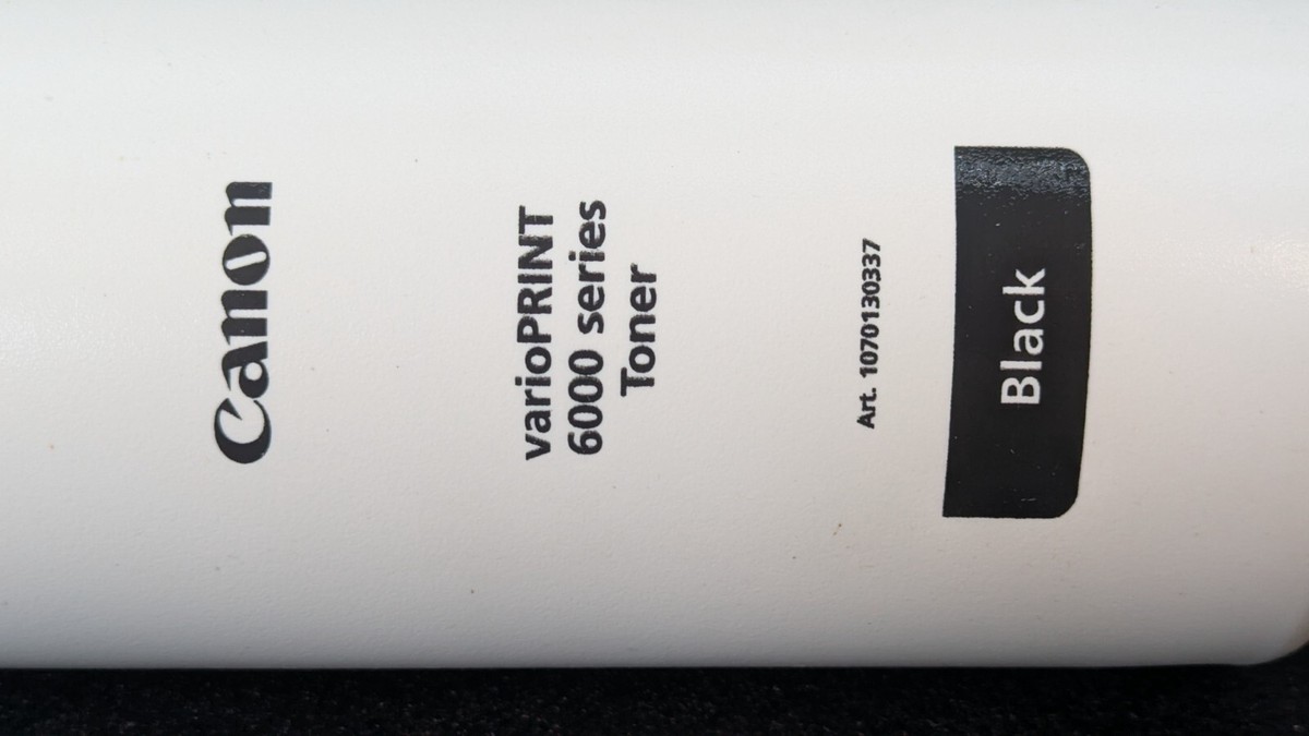 🔥New🔥 Canon varioPRINT 6000 Toner Black Toner 800 g O21153-9 R