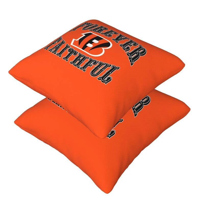 Cincinnati Bengals Forever Faithful Throw Pillow Cover