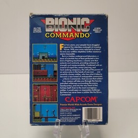 Bionic Commando (Nintendo NES) Tested CIB Complete 80s Vintage Retro Classic