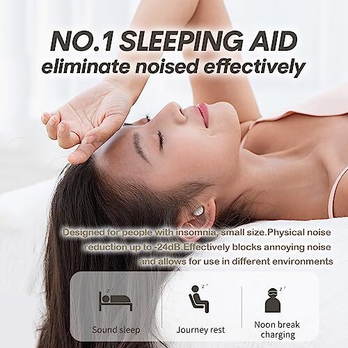 Invisible Small Tiny Mini Earbuds Wireless Bluetooth Ear Buds for Small Ears,... - Picture 2 of 7