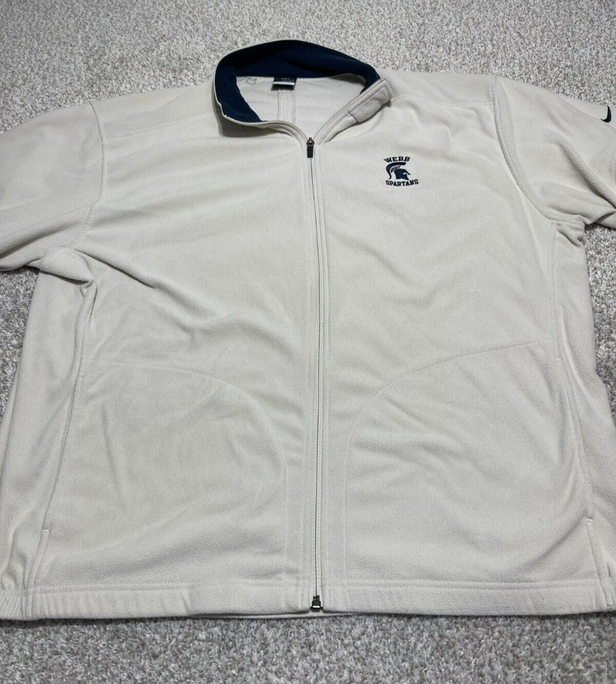 Nike Sweater Mens Extra Large White Tennis Golf Therma Fit eBay