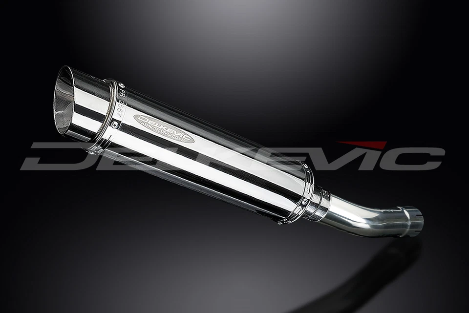 Suzuki GSF1250 Bandit 2007-2016 Slip On 14" Kit Silenciador de escape redondo de acero inoxidable Foto 3 de 4