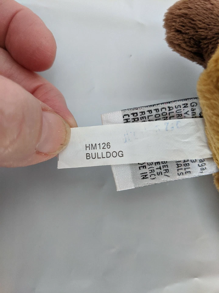 Webkinz Bulldog #HM126, Brown Dog, Puppy, Pre-owned, No Code, GANZ - Image 4 of 4