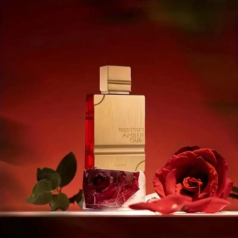 Al Haramain Rouge Edition Amber Oud para perfume unisex de larga duración 2,0 fl oz. Foto 2 de 4