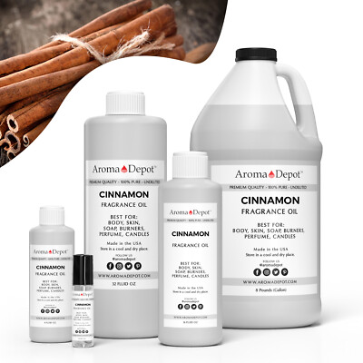 Cinnamon Fragrance Oil Bulk for Candle Soap Bath Bomb Incense Diffuser Perfume