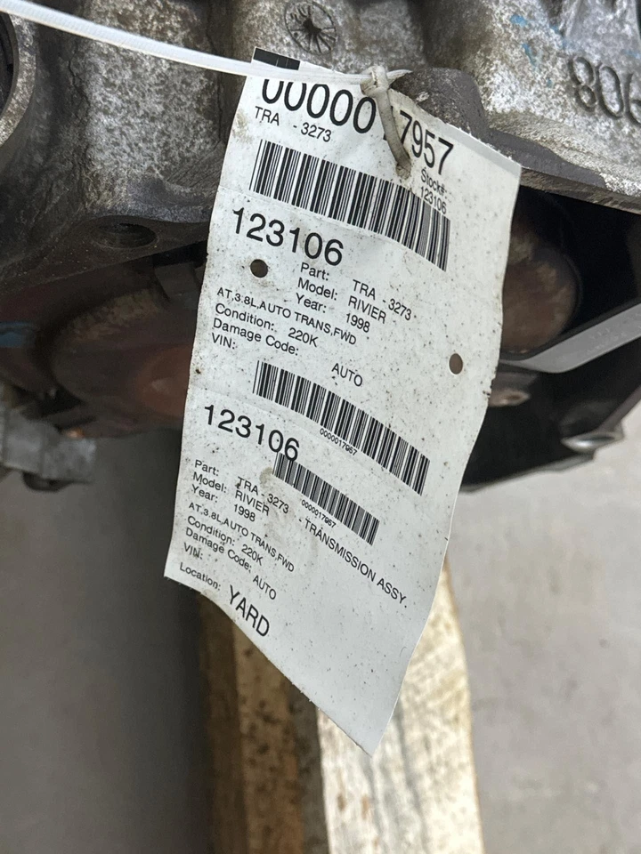Buick Riviera 1998 conjunto de transmisión AT 3,8 L tracción delantera 220 k Foto 4 de 4