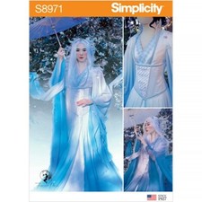 Unopened, Uncut Simplicity R10290/8971 Misses Fantasy Costume Discontinued 