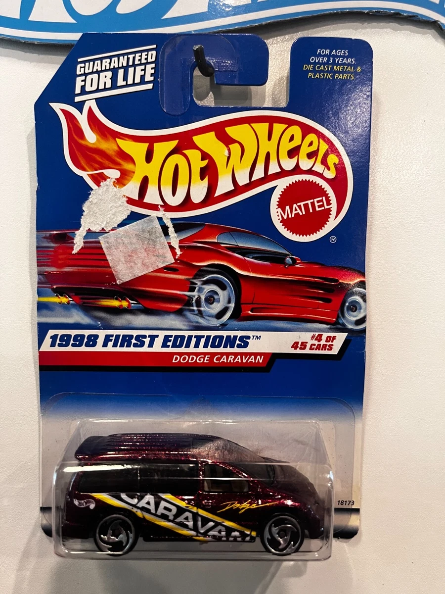 Hot Wheels Dodge Caravan 2003 - Modèle Miniature 1:64 Couleur Blanche, Occasion