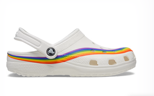 Crocs Classic Rainbow Dye Clog W8 M6 Pride New | eBay UK