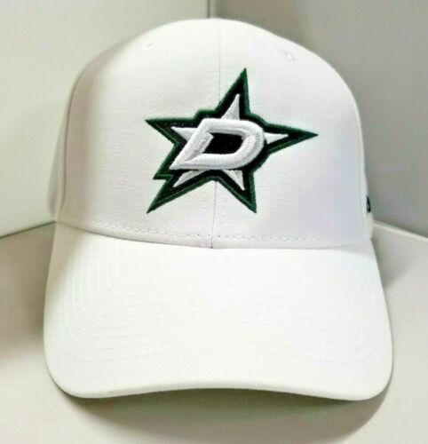 Dallas Star NHL Reebok Adult Unisex White Cap/Hat OSFM