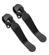 For Benchmade, Emerson, ProTech, ZT Knifes 2PCS Stainless Steel Deep Carry Clip