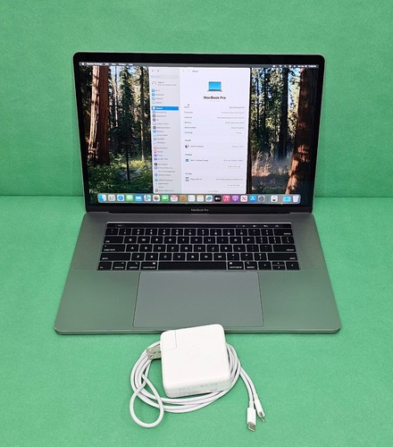 Apple MacBook Pro A1990 2018 15" Gray Laptop Core i7 2.6GHz 16GB RAM 512GB SSD