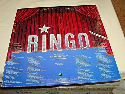 RINGO STARR (BEATLES)-RINGO SELF TITLED WITH BOOK VG+/VG VINYL