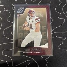 2022 Zenith Sam Howell Red Zone Rookie RC #105 Commanders