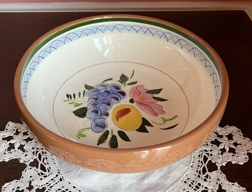 Stangl Pottery Fruits & Flowers Round Serving Bowl