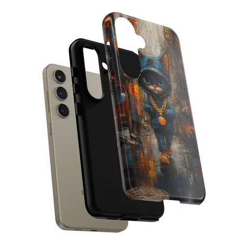 For iPhone | Samsung Galaxy | Pixel Phone Case - Cat Hoodie Big Kitty City - 第 164/246 張圖片