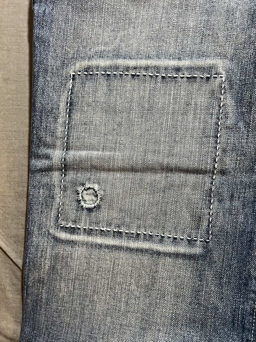 Sean John Jeans 36 Baggy Y2K Patchwork Straight Leg Pocketed Sean John Jeans 36 Baggy Y2K Patchwork Straight Leg Pocketed