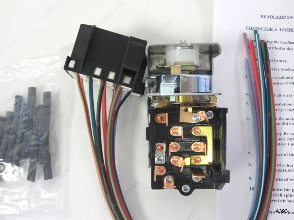 Interruptor de faros terminal de repuesto S720 para Chrysler 300M 2001 Foto 2 de 3