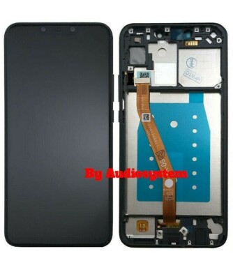 DISPLAY+TOUCH SCREEN+RAHMEN FÜR HUAWEI P SMART+PLUS NOVA 3i INE-LX1 GLAS SCHWARZ