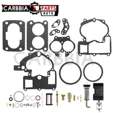 Carb Rebuild Kit for Mercruiser 3302-804844002 2.5 3.0 3.7 4.3 L Marine 2 Barrel